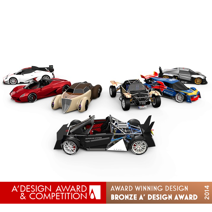 Supercar System Customer configurable automotive system by Paolo Tiramani BA Hons IDE Bronze Car and Land Based Motor Vehicles Design Award Winner 2014 