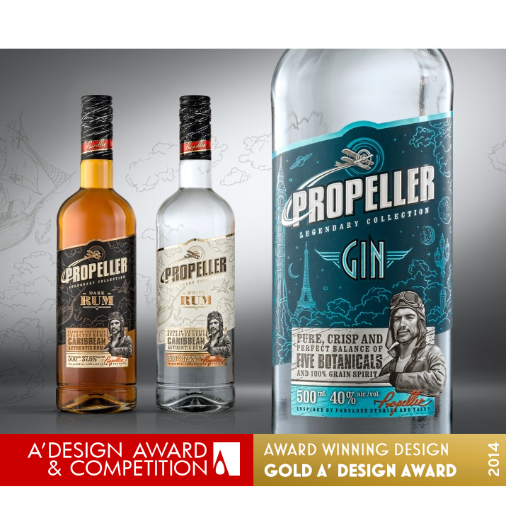 Propeller Labels by Studija Creata Golden Packaging Design Award Winner 2014 