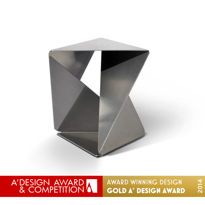 Trifold Table, Stool, Trestle, Plinth by Max Hauser Golden Furniture Design Award Winner 2014 