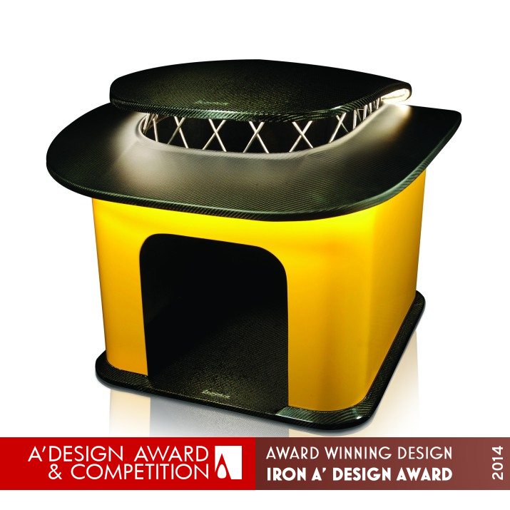 La Maison Noire Carbon Pet House by Charles W Wan Iron Pet Care, Toys, Supplies and Products for Animals Design Award Winner 2014 