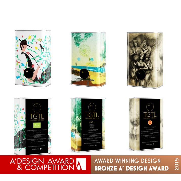 TGTL ALENTEJO COLLECTION Olive Oil Can  by Guilherme Jardim & Pedro Messias Bronze Packaging Design Award Winner 2015 