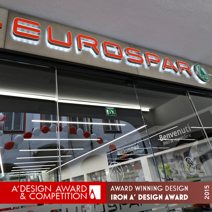 Eurospar Premium del Gruppo Aspiag Design Supermarket by DOC Design Modena - Italia Iron Interior Space and Exhibition Design Award Winner 2015 