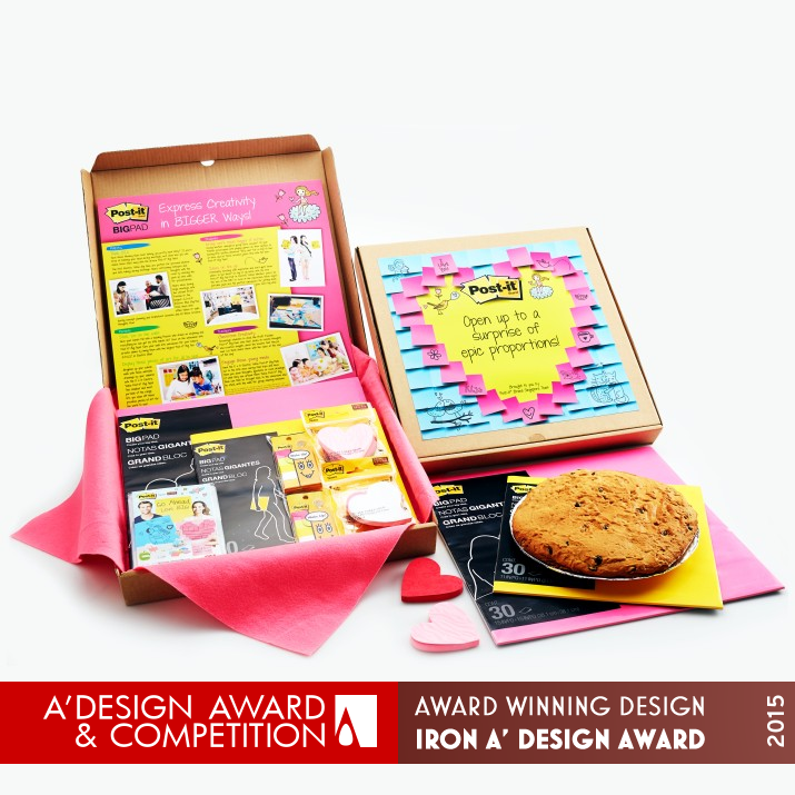 Post-it Big Pads Media Kit Singapore Media Kit by Lawrens Tan Iron Advertising, Marketing and Communication Design Award Winner 2015 