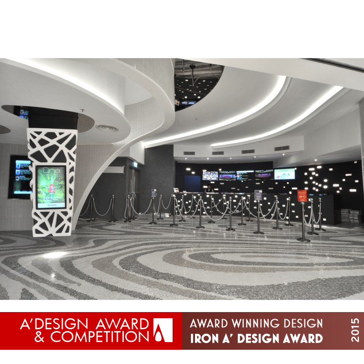 Cine Grand Century Movie theater by Sara Wing Che Lee Iron Interior Space and Exhibition Design Award Winner 2015 