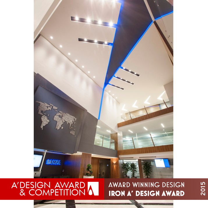 Sampa Automotive Head Quarters Head Office by Gonye Proje Tasarim Iron Interior Space and Exhibition Design Award Winner 2015 