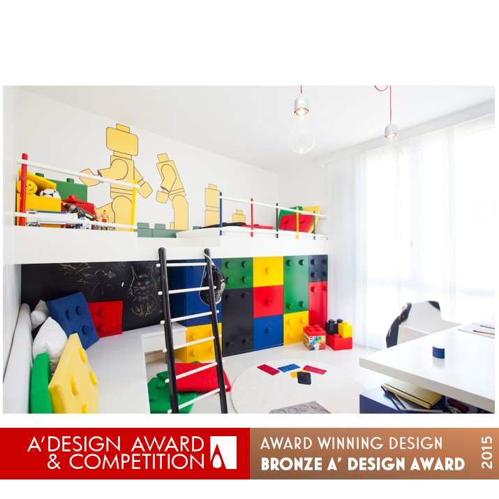 Connected Box Kids Room by Pebbledesign Bronze Interior Space and Exhibition Design Award Winner 2015 