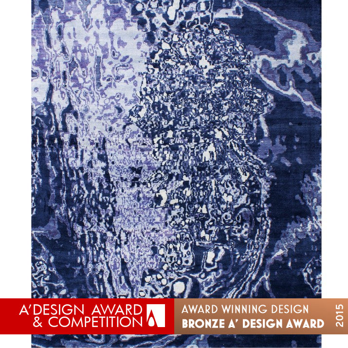 Sparkle Handknotted Rug by K.Michelle Evans Bronze Furniture Design Award Winner 2015 