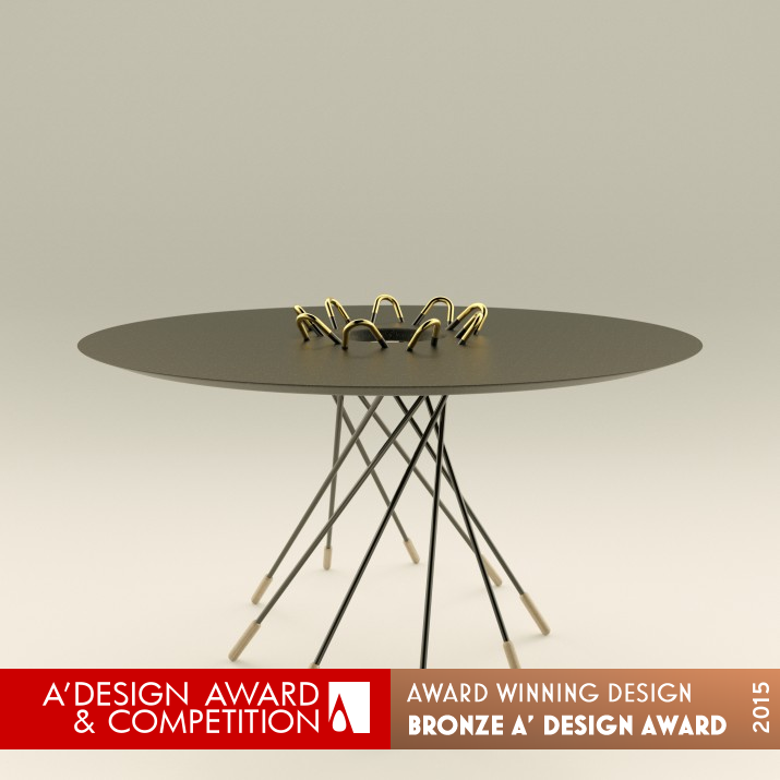 Black Widow Table by George Drakakis Bronze Furniture Design Award Winner 2015 