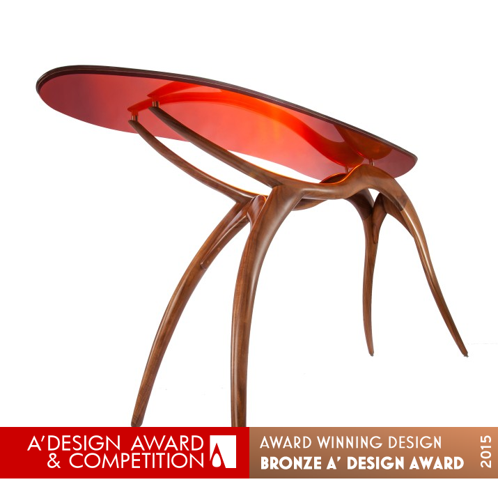 Eros Console by Gerardo Rios A. Bronze Furniture Design Award Winner 2015 