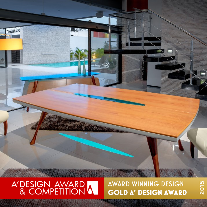 Aero Dining Table by Gerardo Rios Altamirano Golden Furniture Design Award Winner 2015 