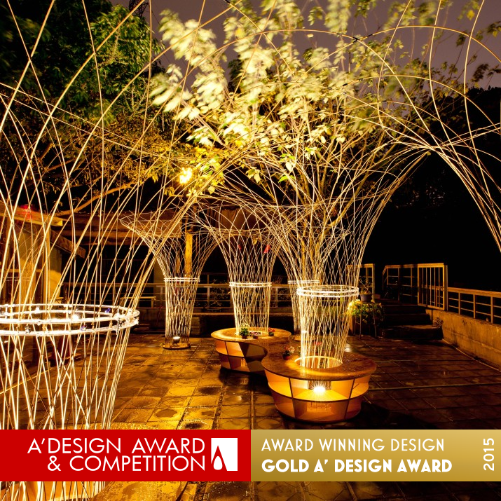 Lightscape Pavilion Art Installation by Daisuke Nagatomo Golden Lighting Products and Fixtures Design Award Winner 2015 