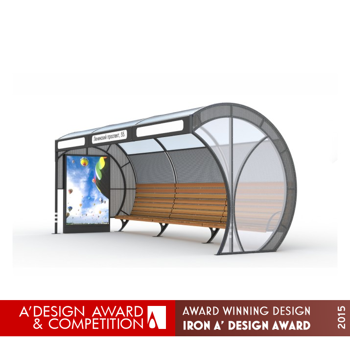 SHELL Bus station by EVGENIY IVASCHENKO Iron Architecture, Building and Structure Design Award Winner 2015 