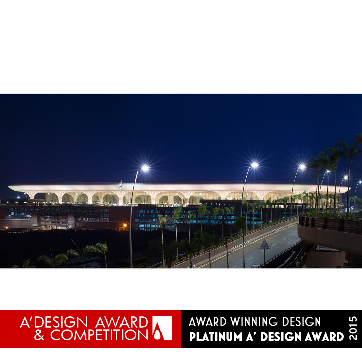 Chhatrapti Shivaji International Airport Terminal 2 Building by Skimore, Owings & Merrill LLP Platinum Architecture, Building and Structure Design Award Winner 2015 