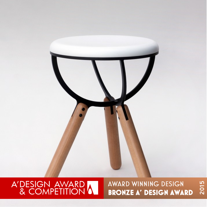  Illusive   Stool by Lefteris Tsampikakis Bronze Furniture Design Award Winner 2015 