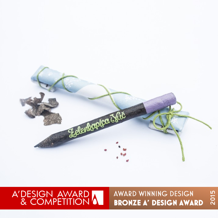 Fabula the Organic Pencil Organic Pencil by Mateja Kuhar Bronze Sustainable Products, Projects and Green Design Award Winner 2015 