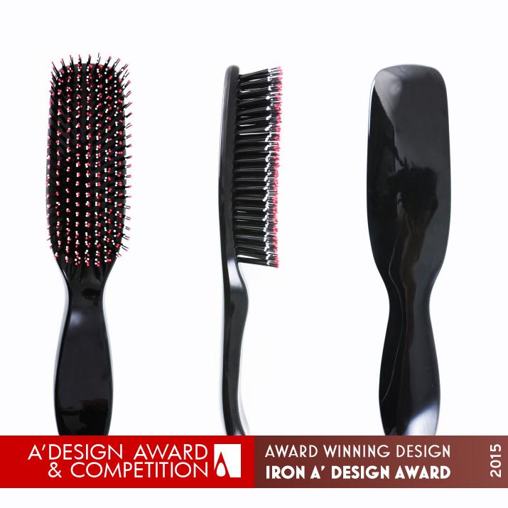 Tender Care Brush Massaging and Stying Hairbrush by Dennis Fang Iron Beauty, Personal Care and Cosmetic Products Design Award Winner 2015 