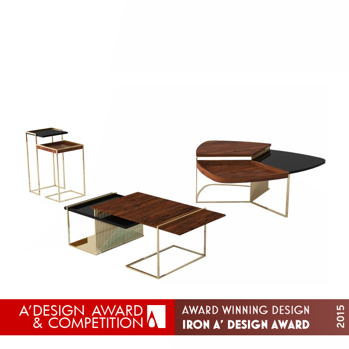 Gignit Coffee and side tables by Spaceroom Design Iron Furniture Design Award Winner 2015 