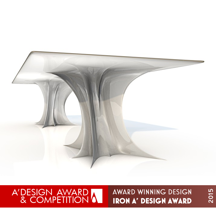 (bio)Plastic Morphologies Table by Marilu Valente Iron Furniture Design Award Winner 2015 