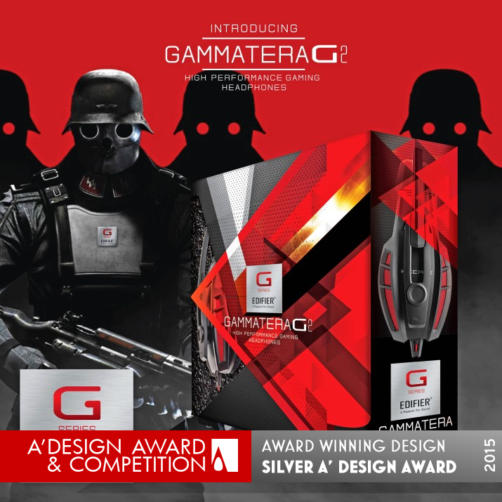 Gammatera G2 Gaming Headphones by JEFFERY YAP Silver Packaging Design Award Winner 2015 