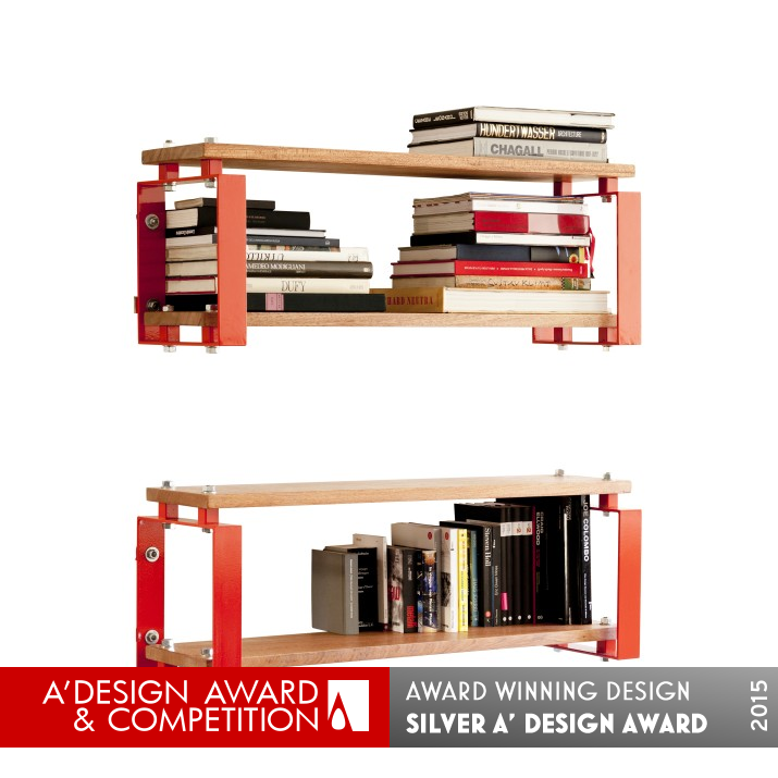 CONTAINER Shelf by Fabrizio Alborno Silver Furniture Design Award Winner 2015 