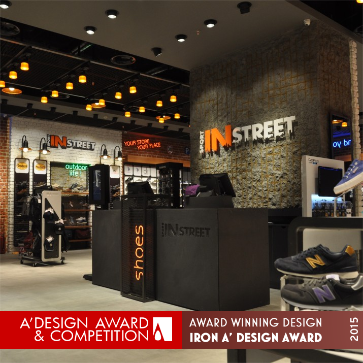 S.I.S. APPLICATION Retail, shop by Ayhan Guneri Iron Interior Space and Exhibition Design Award Winner 2015 