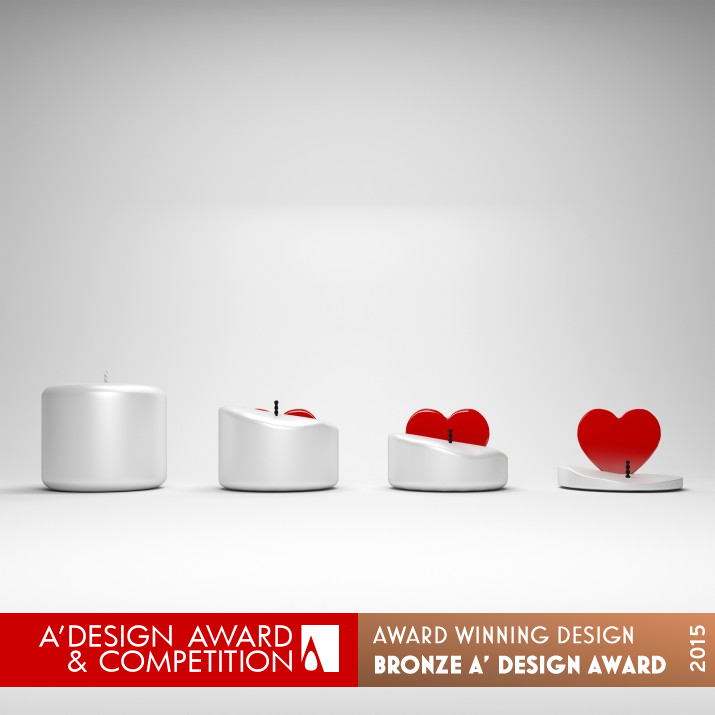 Ardora Candle by Sebastian Popa Bronze Homeware Design Award Winner 2015 