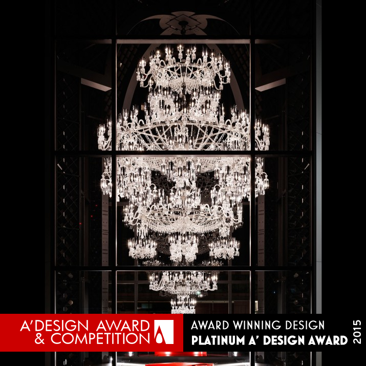 Baccarat 250th anniversary chandelier Lighting by Yasumichi Morita Platinum Lighting Products and Fixtures Design Award Winner 2015 