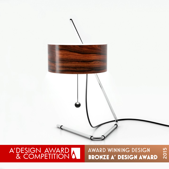 Drum Table Lamp by José Leite Bronze Lighting Products and Fixtures Design Award Winner 2015 