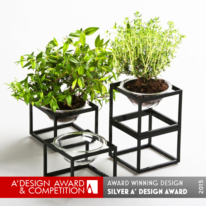 Planet without the "E" Mini Planter Set by Yu Hiraoka Silver Furniture Design Award Winner 2015 