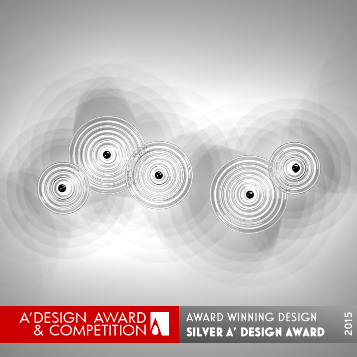 Ripple Wall Lamp by Tulin Atamer Karaagac Silver Lighting Products and Fixtures Design Award Winner 2015 