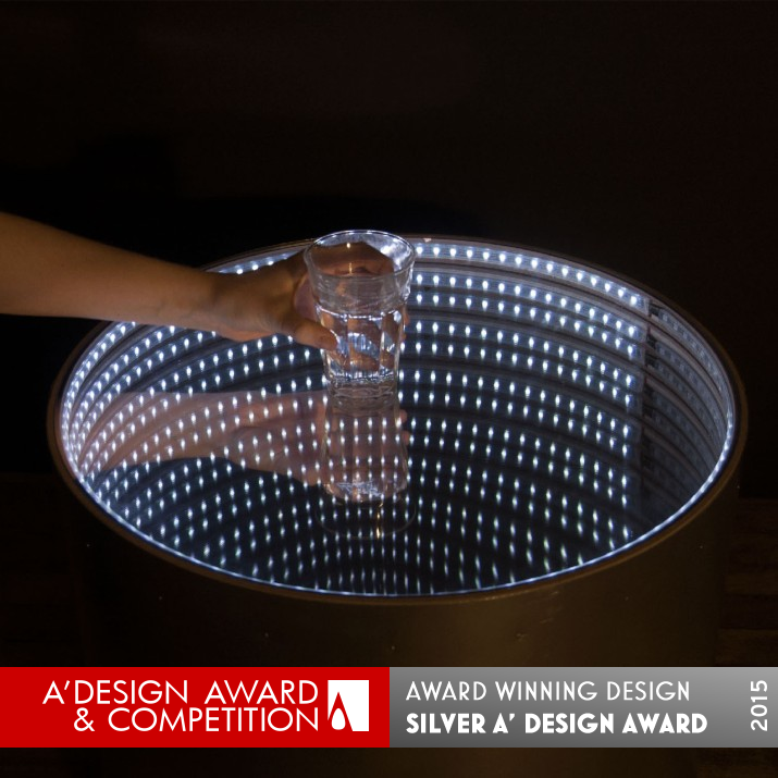 Infinitum Infinity Mirror Table by Louise-Anne van 't Riet Silver Furniture Design Award Winner 2015 