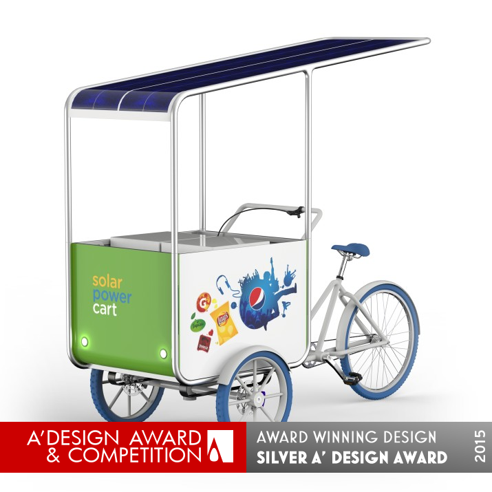 Pepsi Solar Cart Vending Cart Solar Cooler by PepsiCo Design and Innovation Silver Sustainable Products, Projects and Green Design Award Winner 2015 