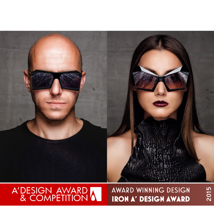 Geometric Collection Diamond Shades Eyewear by 13&9 for Robert La Roche Iron Jewelry Design Award Winner 2015 