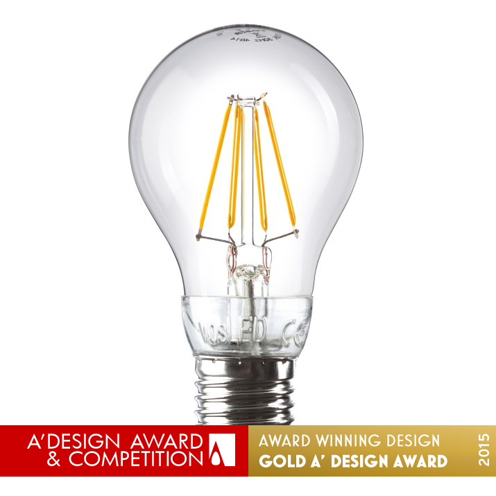 vosled LED-filament light bulb by Martin Enenkel Golden Lighting Products and Fixtures Design Award Winner 2015 