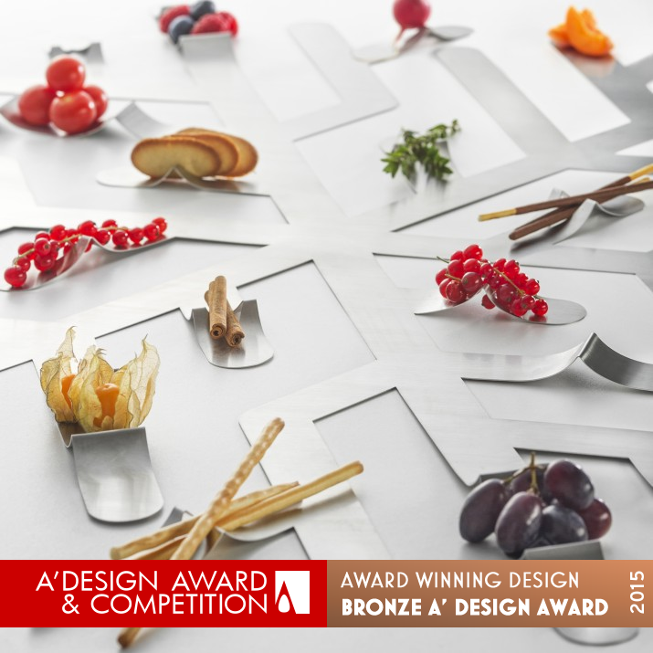 Food Stories Collection of centerpieces by Isa Medola Bronze Bakeware, Tableware, Drinkware and Cookware Design Award Winner 2015 