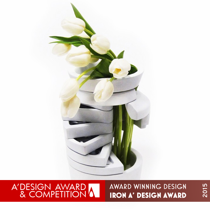 Meta Vessel Vase by Chubai Liu Iron Furniture Design Award Winner 2015 