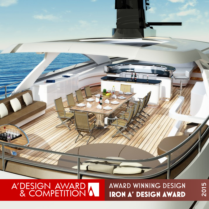 Sarp 46M Yacht Interior by Sarp Yacht Iron Interior Space and Exhibition Design Award Winner 2015 