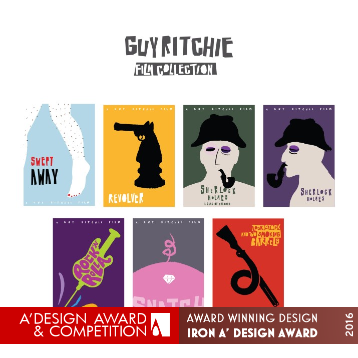 Guy Ritchie Film Collection by Ali Metehan Erdem Iron Graphics, Illustration and Visual Communication Design Award Winner 2016 