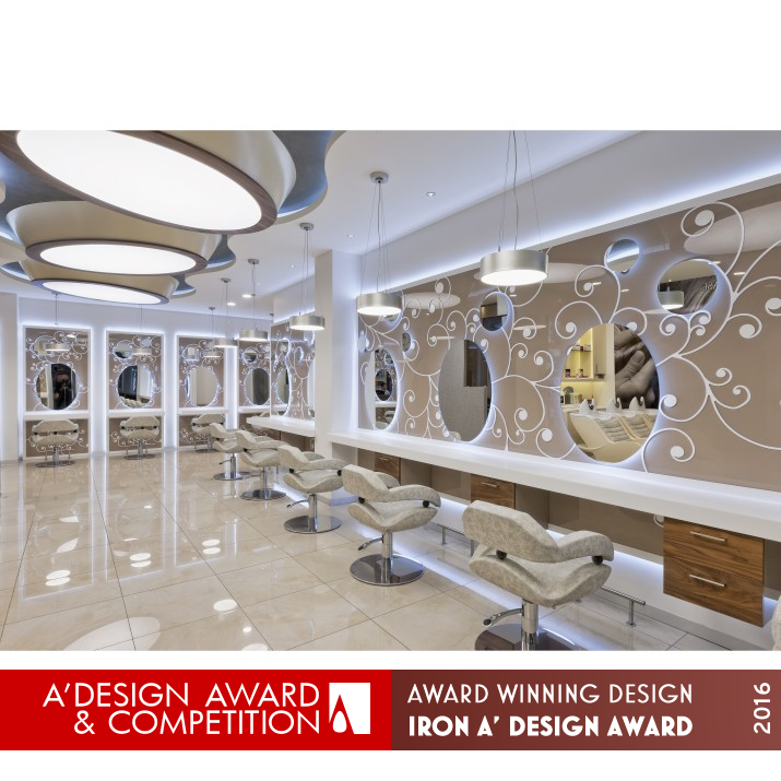 Salon Muzo Hairdressing Salon by Idea Architecture Iron Interior Space and Exhibition Design Award Winner 2016 