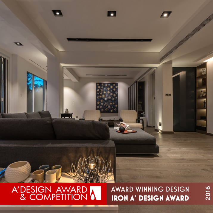 Contemporary Minimalism Villa Residential House by Max Lam Iron Interior Space and Exhibition Design Award Winner 2016 