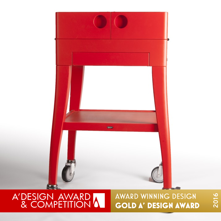 KEZA Chilled cheese trolley by Patrick Sarran Golden Furniture Design Award Winner 2016 