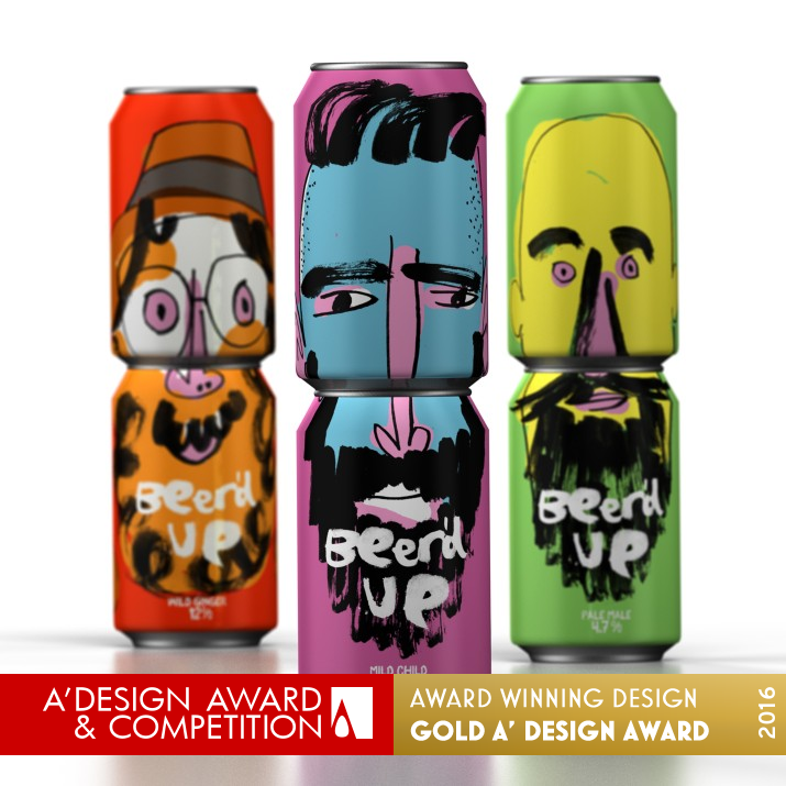 Beer'd Up Beer packaging by Springetts Brand Design Consultants Golden Packaging Design Award Winner 2016 