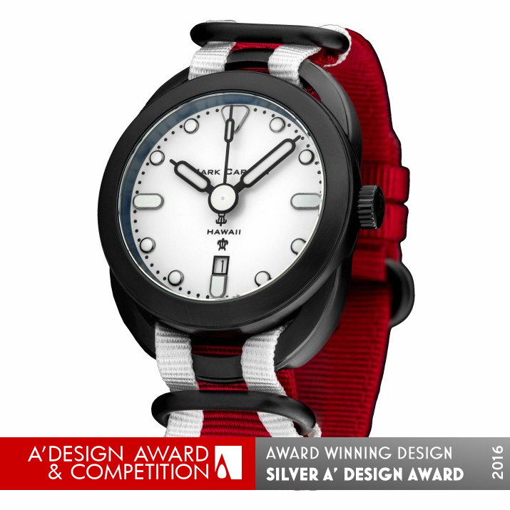 Ka La Sport Watch Automatic sports watch with unique strap by Mark Carson Silver Jewelry Design Award Winner 2016 