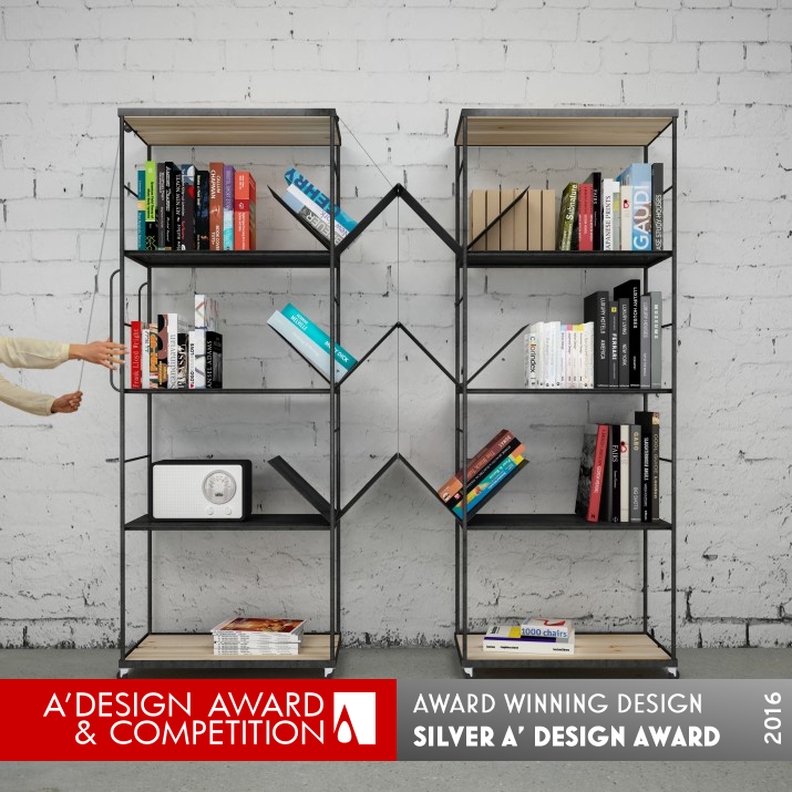 agili Bookcase by krama architects Silver Furniture Design Award Winner 2016 