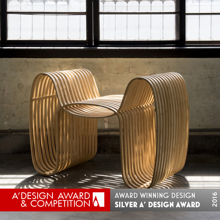 Bow tie chair Armchair by gridesign studio Silver Furniture Design Award Winner 2016 