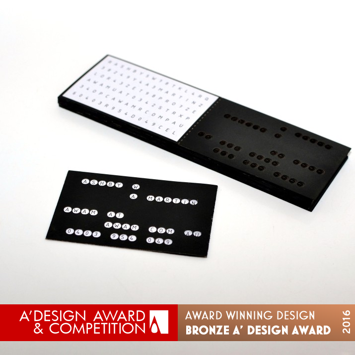 AWAM Engineering & Design Business Cards Business Card by Ashby W A Martin Bronze Graphics, Illustration and Visual Communication Design Award Winner 2016 