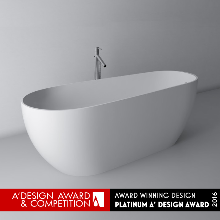 Silvia Bathtub by Marta Gebska, constr. Zbigniew Piasecki Platinum Bathroom Furniture and Sanitary Ware Design Award Winner 2016 