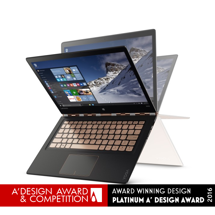 YOGA 900s Convertible laptop by Lenovo (Beijing) Ltd. Platinum Digital and Electronic Device Design Award Winner 2016 