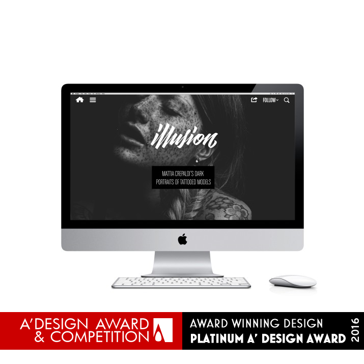 Illusion - Full-Screen Redesign Website by Adriana de Barros Platinum Website and Web Design Award Winner 2016 