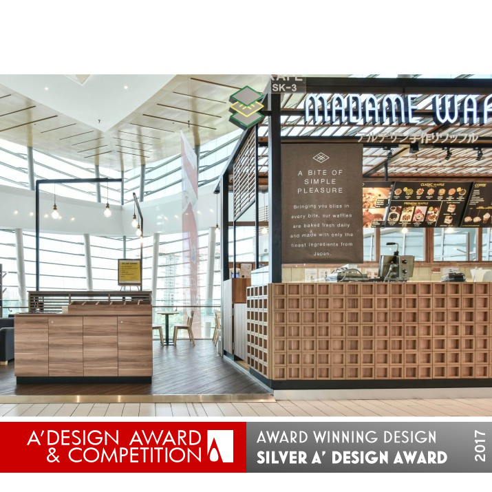 Madame Waffle at IOI City Mall Artisan Waffle Cafe by Matthew Lim Silver Interior Space and Exhibition Design Award Winner 2017 